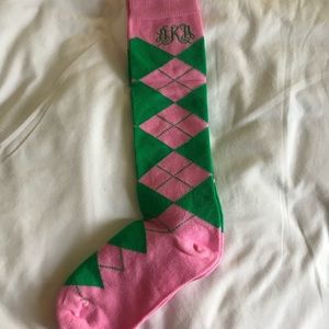Alpha Kappa Alpha (AKA) Socks
